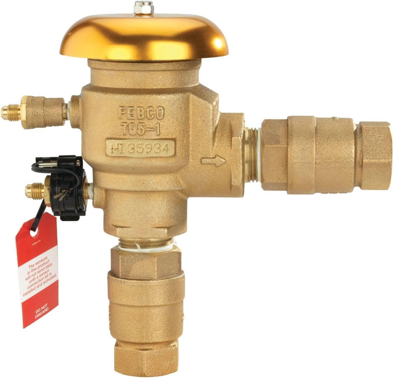 Photo 1 of Febco 765 Series 1" Bronze Pressure Vacuum Breaker Backflow Preventer, Quarter Turn Shutoff, Union Connections, Freeze Sensor with SentryPlus Alert Technology, Industrial Plants, Irrigation System