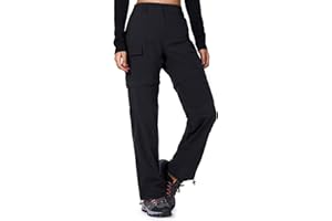 Cycorld Women's-Hiking-Pants-Convertible Quick-Dry-Stretch-Lightweight Zip-Off Outdoor Pants with 5 Deep Pockets