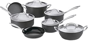 Cuisinart GG-12 GreenGourmet Hard-Anodized Nonstick 12-Piece Cookware Set