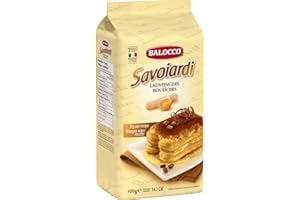 Balocco Savoiardi Ladyfingers 400g Italian Baking Biscuits – Tea Biscotti & Tiramisu Baking | Italian Import