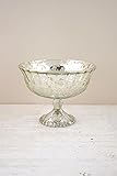 Richland Silver Mercury Glass Compote 7"x 5" Set of 6
