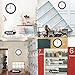 Hidden Camera Motion Activated WiFi Surveillance Wall Clock with One Year Battery Power Standby 720P Camera Lens Adjustable Live View Remote Internet Access Security WiFi Camera for Home(Video Only!)