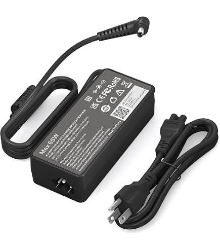 Amazon.com: 65W Charger for Lenovo IdeaPad 3 14IAU7 82RJ Laptop