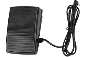 ZASCHMOY Sewing Machine Foot Control Pedal for Singer SC220, 6160, 6180, 5400 XL-400 - HighQuality Plastic Foot Controller fo