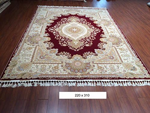 7'x10' Home Handmade Wool Rugs Persian Silk Floral Area Rugs Carpet
