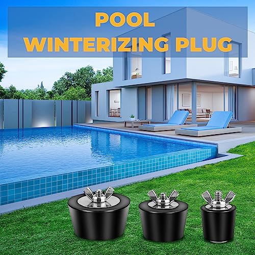 Pool Winterizing Plug Pool Winter Expansion Plugs with SS Screw