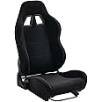 Hottoby Race Car Seat with Adjustable Slide Adapt Racing Wheel Stand Fit for Logitech/Thrustmaster/Fanatec G25 G27 G29 G920 G923 T128X T248 T458 T300RS T500RS T-GT,No Racing Wheel,Shifter & Pedals