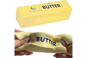 Slow Rebound Cute Butter Squeeze Stress Balls - 2026 New Squeeze Ball Realistic Butter Squishy, Upgrade Stress Relief Fidget 