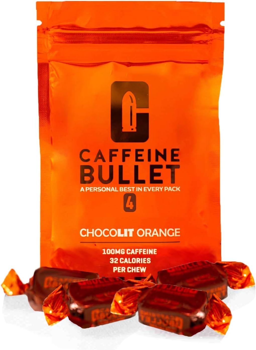 Caffeine Bullet 16 Caffeine Gummies For Adults = 1600mg Caffeine