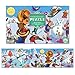 eeBoo Snow Party Panoramic Floor Puzzle, 36 pieces
