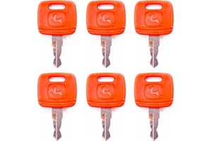 WRETESR Ignition Key for John Deere tractor, RE183935 RE71557 Keys Replacement for JD tractors 2032R 2038R 3033R 3039R 4066R 3025 3038 5320 3320 4052 4105 4320 3038E 5055E 5065E 5100E 5203 8330 7810 9510 4730
