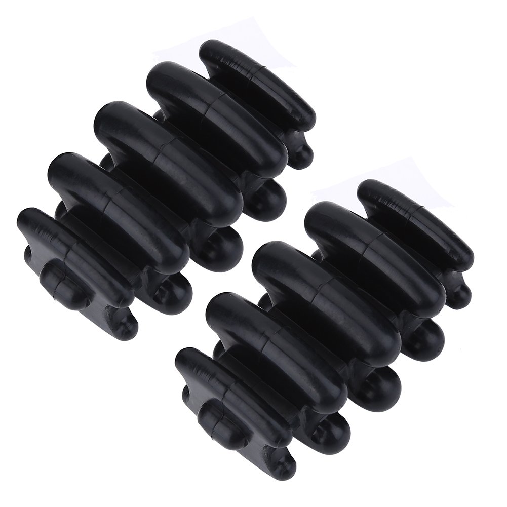Tbest Archery Bow Stabilizer Dampener Silencers, 2Pcs Rubber Compound Bow Limb Stabilizer Dampener Archery Shock Absorber Vibration Dampener Hunting Arrows Accessories