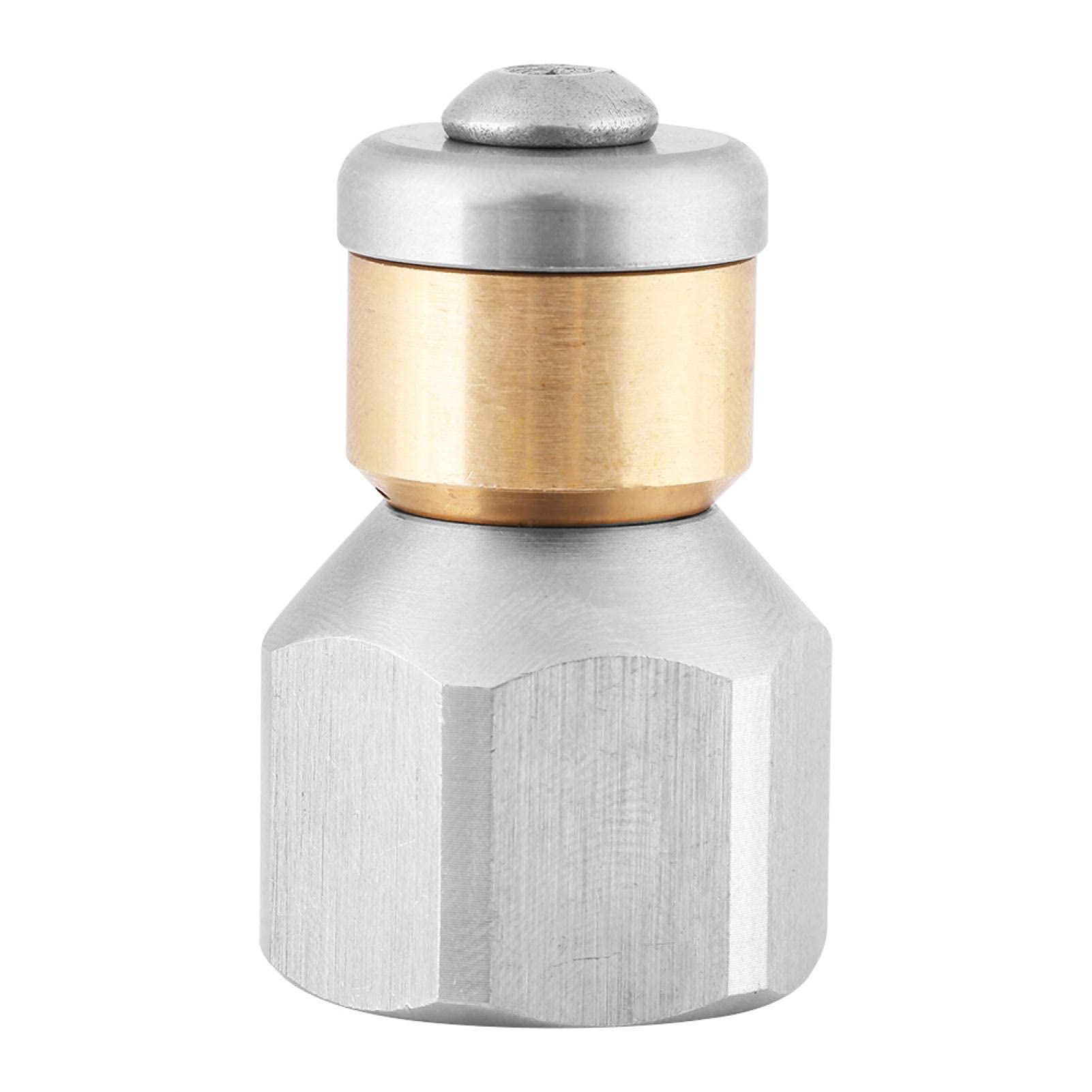 3/8Inch Stainless Steel Pressure Pipeline Cleaning Rotary Nozzle Sewer Jetting Nozzle for High Pressure Washer