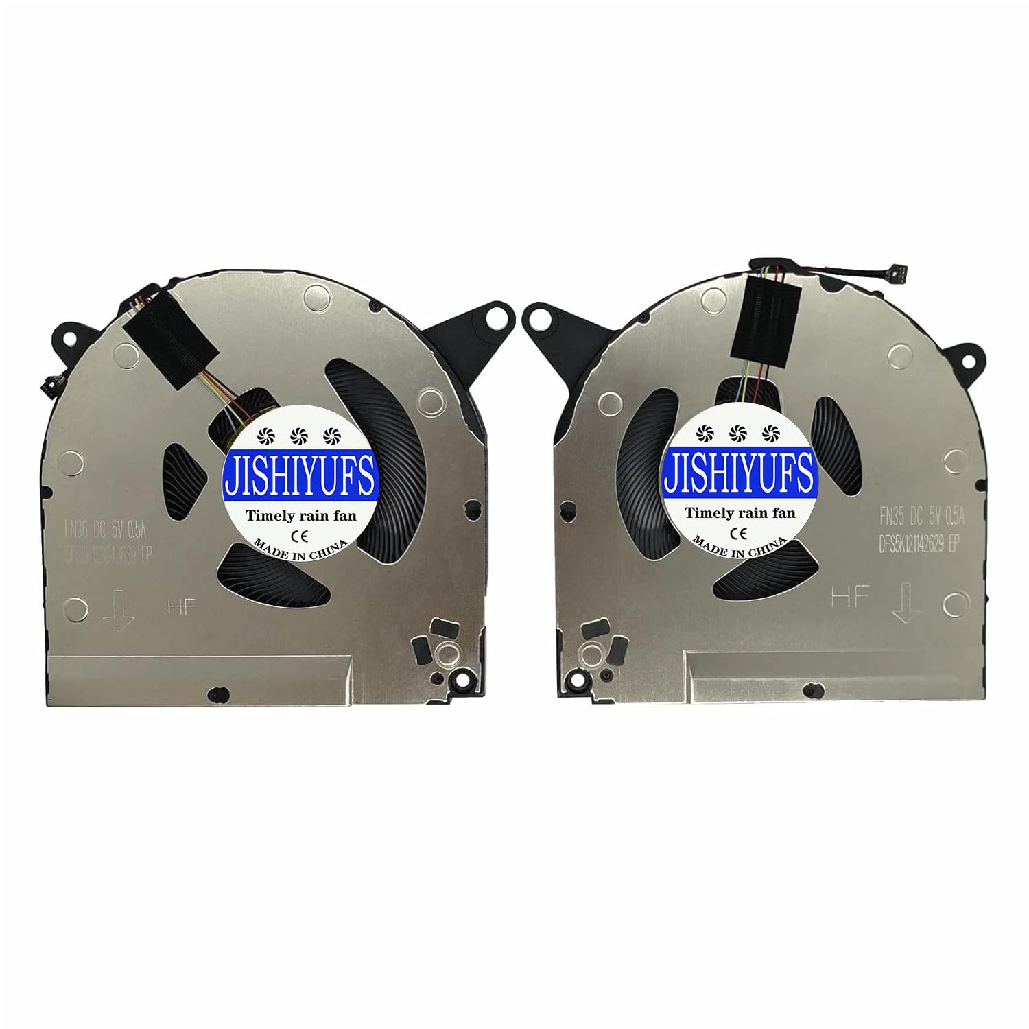 JISHIYUFS New CPU+GPU Cooling Fan for Lenovo R9000X Y9000X R9000V 2021 Laptop DFS5K123043639 FN36 DFS5K121142629 FN35 DC5V