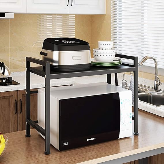 Amazon.com: SINGAYE - Estantería de doble capa para horno ...