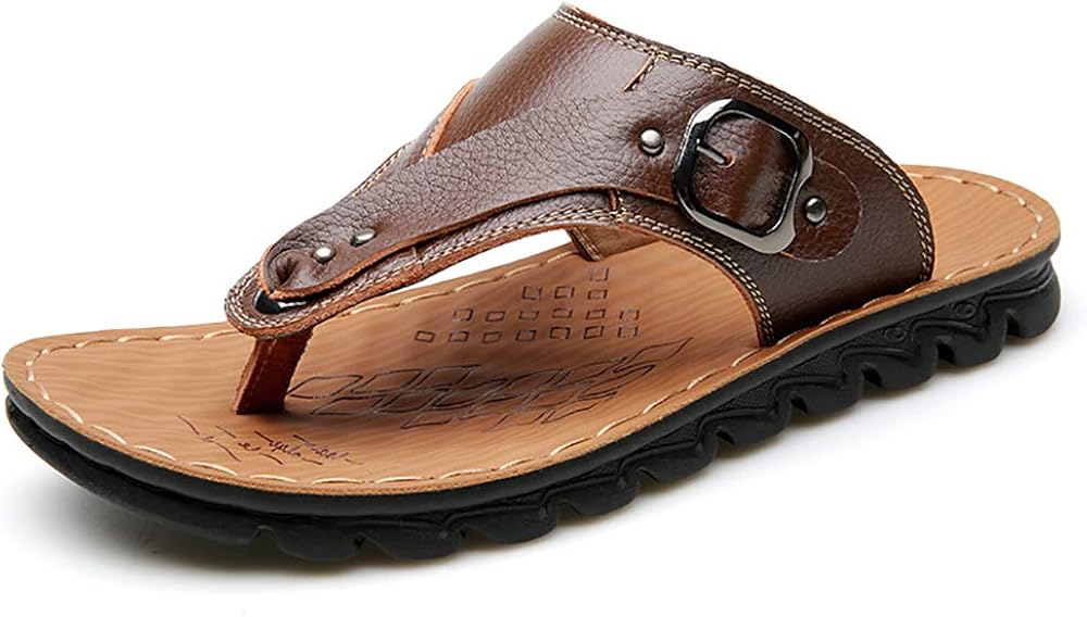cowhide sandals
