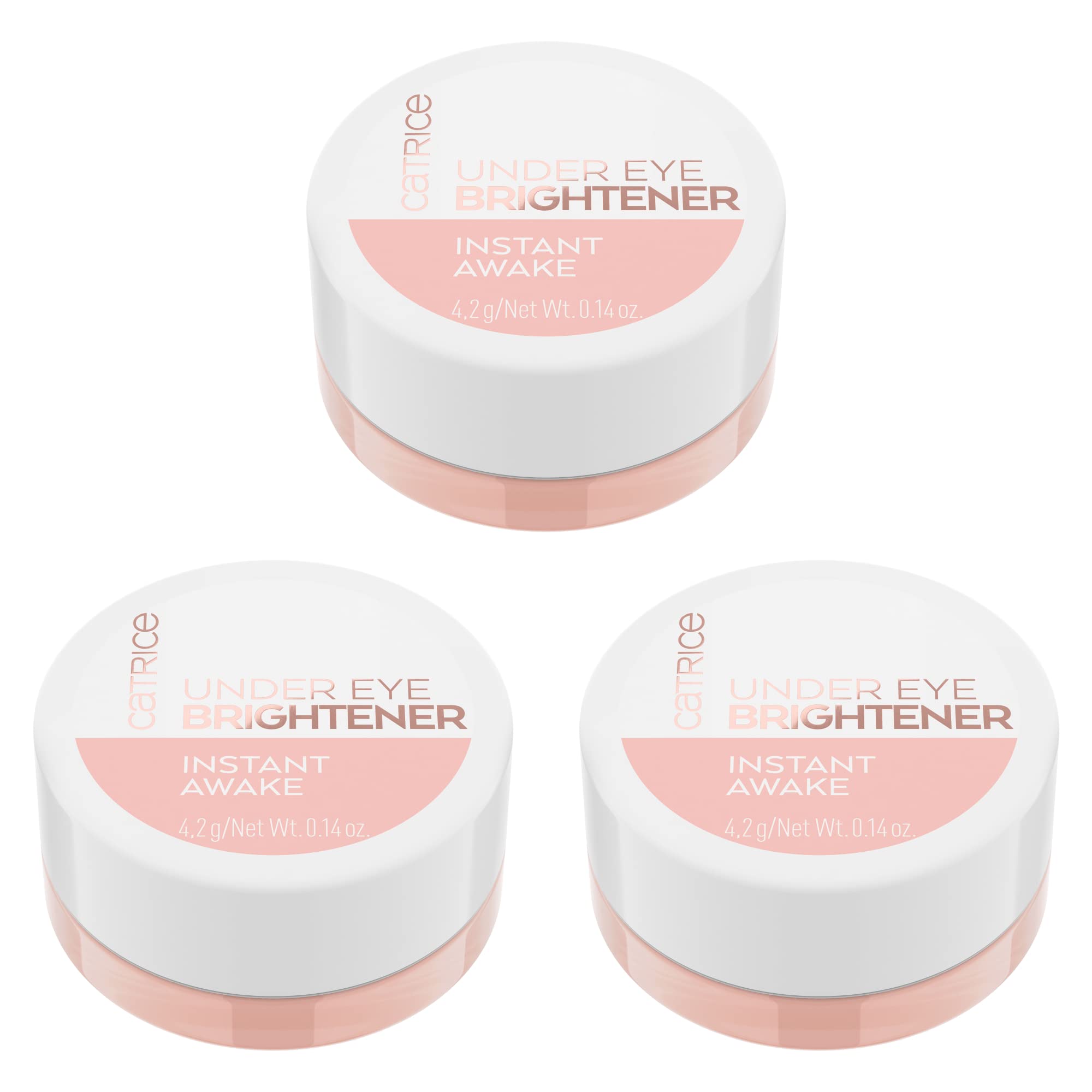 Catrice Eye Concealer No. 010, Nutrient-Rich, Color-Adapting, Instant Results, Natural, Radiant, Vegan, Fragrance-Free, Alcohol-Free, Paraben-Free, Pack of 3 (3 x 4.2 g)