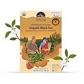 NEPAL TEA Organic Black Tea Loose Leaf - Certified Organic Premium Loose Leaf Black Tea - Single Origin from a Family Farm in the Himalayas - 3.5 Oz/100g (Himalayan Sunrise)