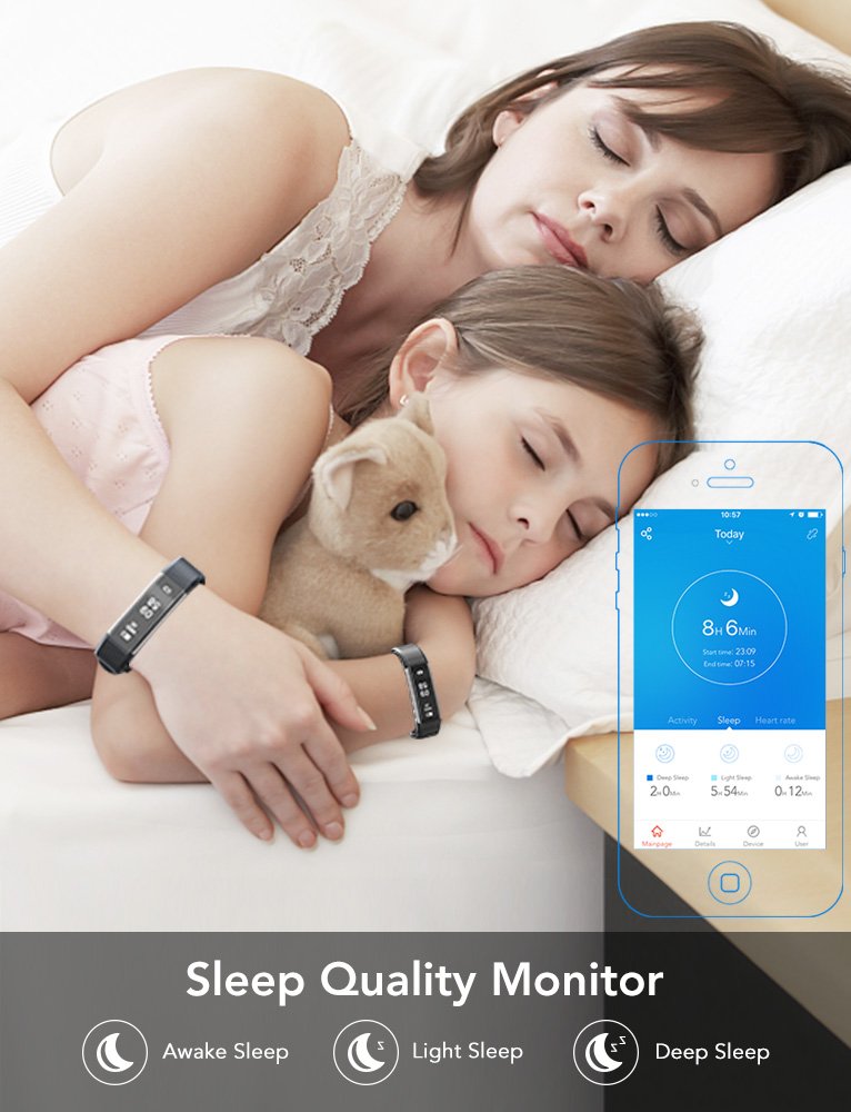 2 Pack Fitness Tracker with Heart Rate Monitor, MEBUYZ IP67 Waterproof Activity Tracker Watch, Smart Pedometer Watch with Sleep Monitor, Step Counter for Men & Kids, Calorie Counter Watch for Women