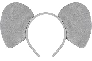 EVERMARKET Plush Animal Ears Headband Horns Headband,Halloween Christmas Festival Theme Party Animal Cosplay Costume Headwear