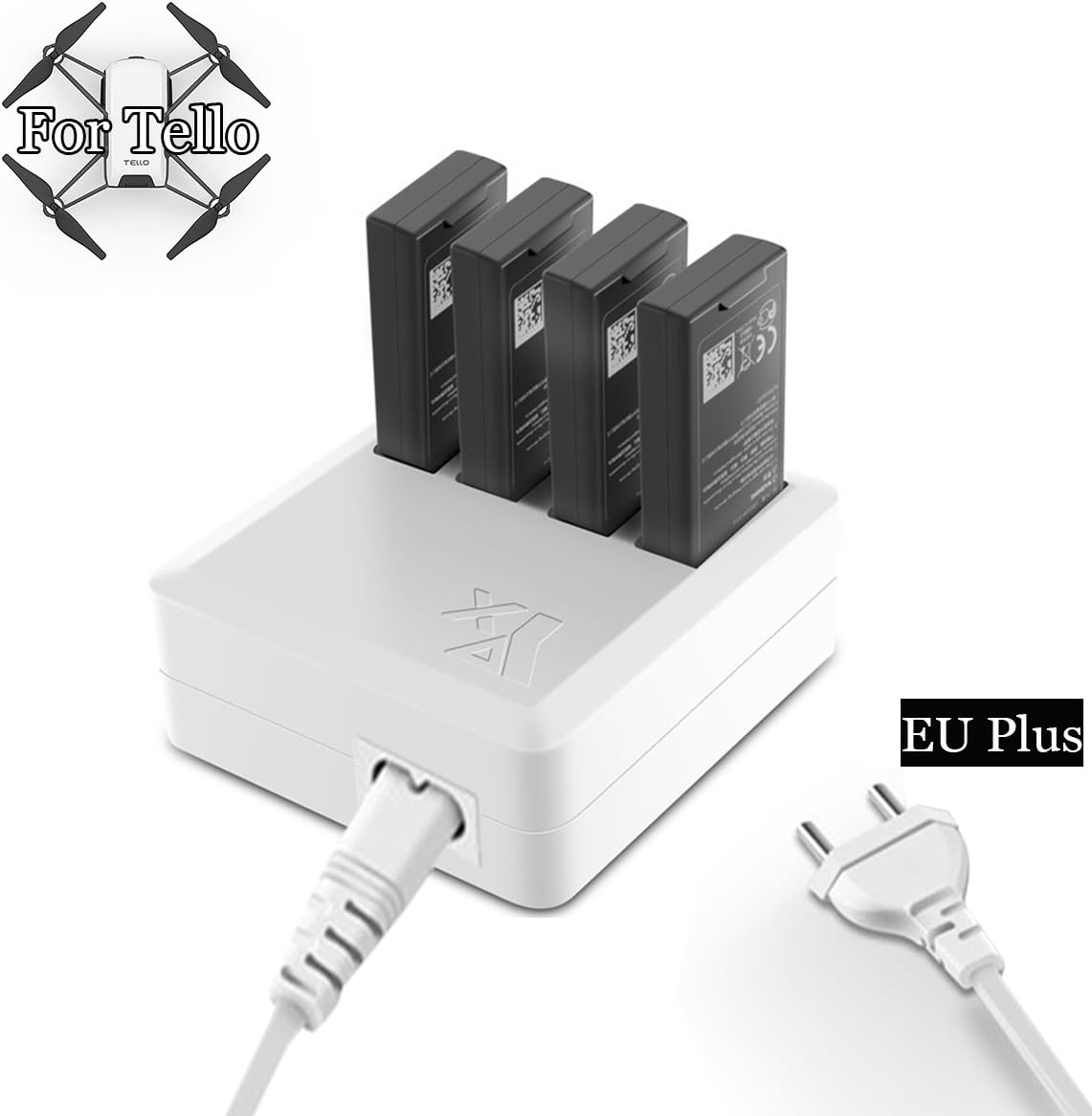 siyangmy Rapid Intelligent Multi Battery Charger For Tello Drone Charge 4 Batteries Simultaneously