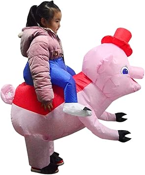 déguisement cochon gonflable