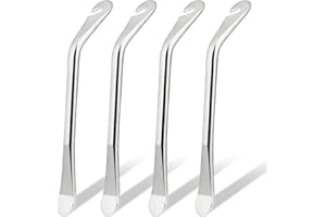 MocareHealth Bike Tire Levers, 4 PCS Bike Tire Removal Tool, Fits Most Bicycle Tires, No Damage to Tires (Silver)