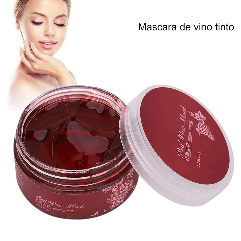 Sleep mask, hydrates sleep, illuminates the complexion, shrinks pores, sleep mask with red wine, deep skin care, softens the skin