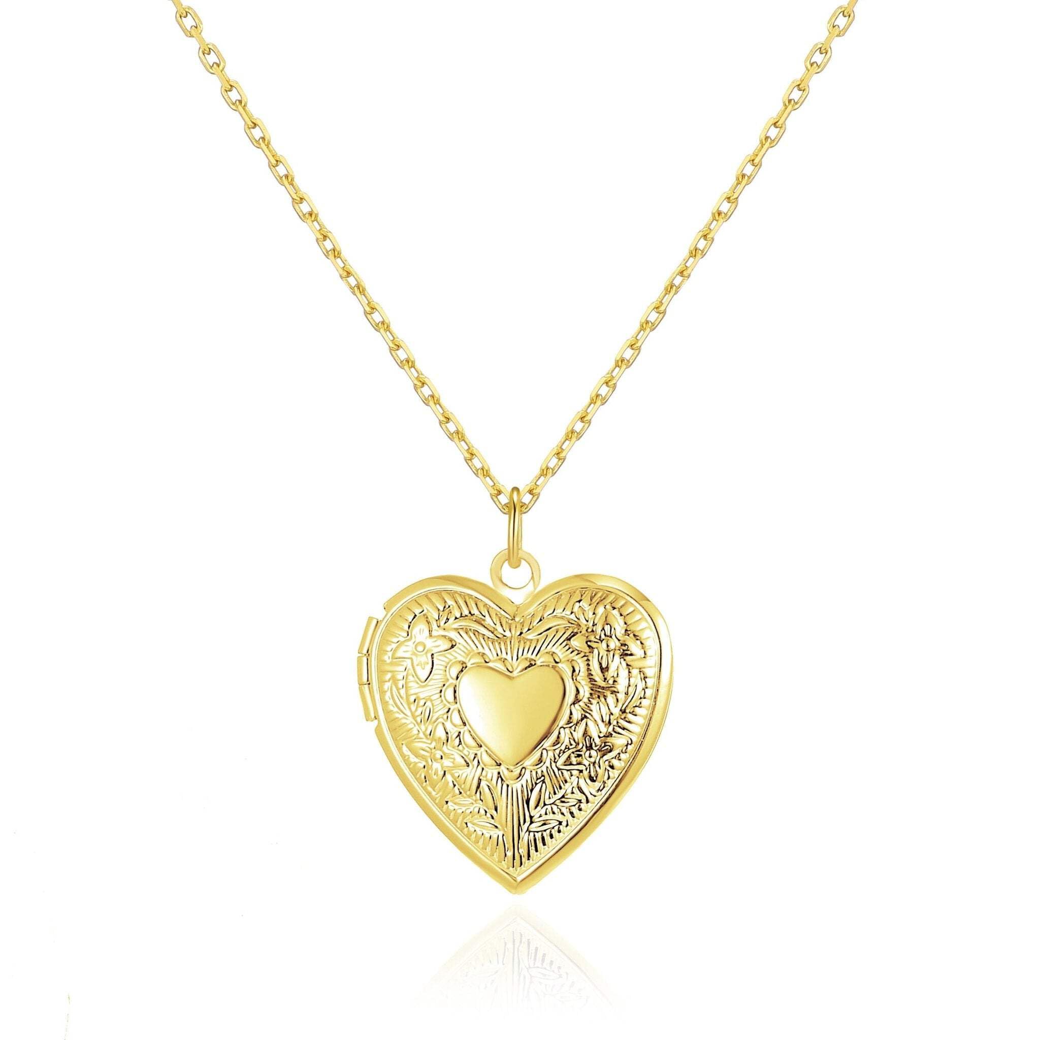 Philip Jones 18k Gold Plated Heart Locket