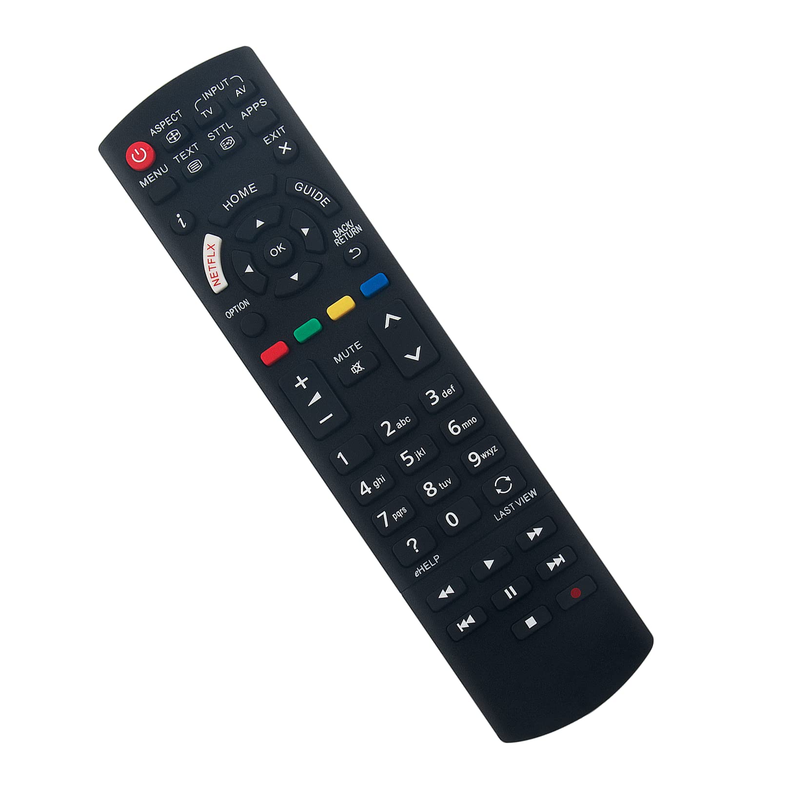 N2QAYB001109 Replacement Remote Control -VINABTY-Fit for Panasonic TV Sub N2QAYB001108 TX-24ESW504 TX-40ES513 TX-49ESW404 TX-32EST606 TX-49ES503B TX-32ESR500