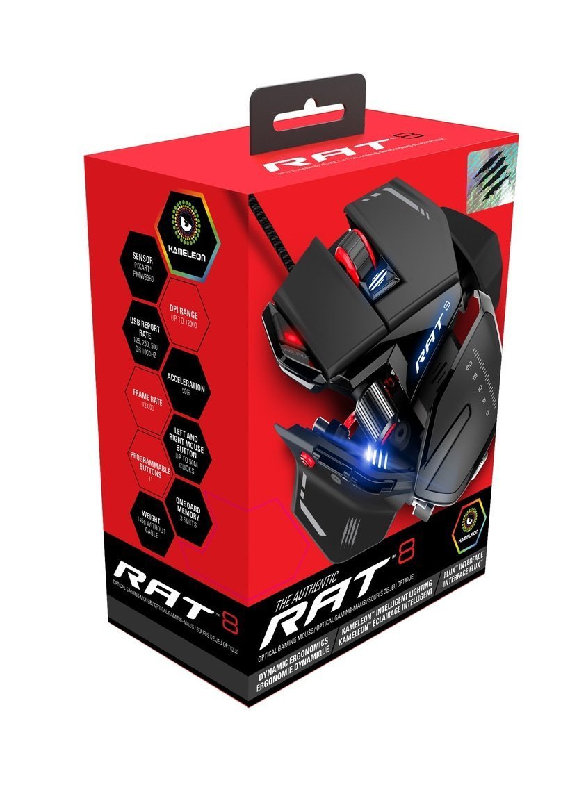 Mad catz rat 9. T. A. T. Mad catz rat 8+.