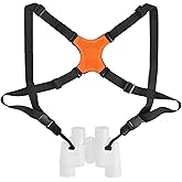 HUNTPAL Binocular Harness Strap for Hunting and Birding Wacthing, X-shaped Decompression Cross Body, Fit for Rangefinder