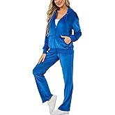Aitmoask Velour Track Suits for Women Set Fall Sweatsuits 2 Piece