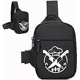 Small Travel Sling Bag For Men Women Waterproof For Mens Mini Crossbody Bag Men Chest Bags For Travel Work Sport (Chef, Small)