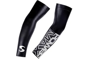 Synergy Neoprene Swim Sleeves - Adult, Sporty, Black, Women-Adults, Swimmers, Triathletes