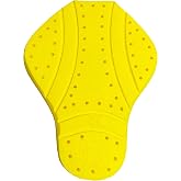 Jackets 4 Bikes CE Level 2 Back, Elbow and Shoulder Certified Armor Pads 5 PC Set, Motorcycle Armor Protector Inserts for Motorcycle Jackets Unisex Yellow