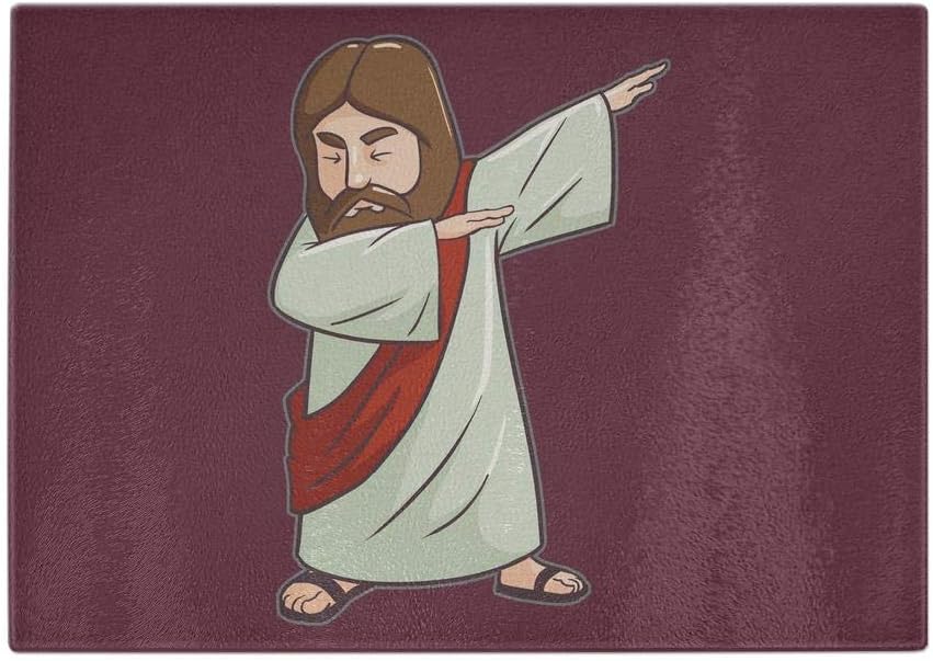 Amazon Com Dabbing Jesus Kitchen Cutting Board Stocking Stuffer