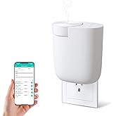 Plug-in Diffuser, Waterless Scent Air Machine, Bluetooth/Manual Dual-Control, 500 Sq. Ft Coverage Luxury Fragrance Diffuser, Essential Oil Aroma Diffuser for Home, Office, Small Room, Spa