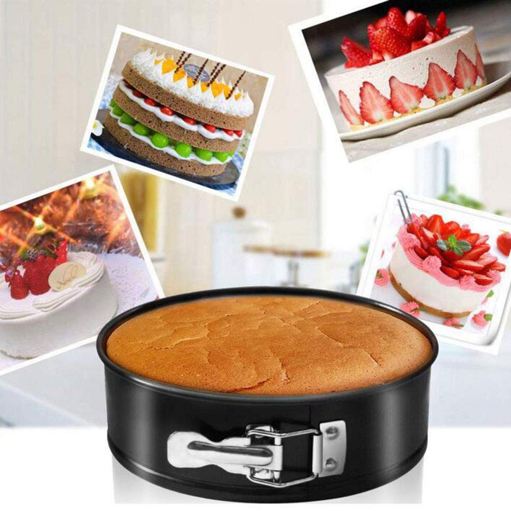 Napravi Rs Moules A Patisserie Patisserie Jackbaggio Lot De 3 Moules A Gateaux Ronds En Forme De Cœur Anti Adhesif Et Anti Fuite Avec Clips De Degagement Rapide Vert 17 8 Cm 22 9 Cm 25 4 Cm