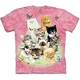 The Mountain 10 Kittens Unisex T Shirt | Premium, Hand-Dyed | Cat Graphic Tee