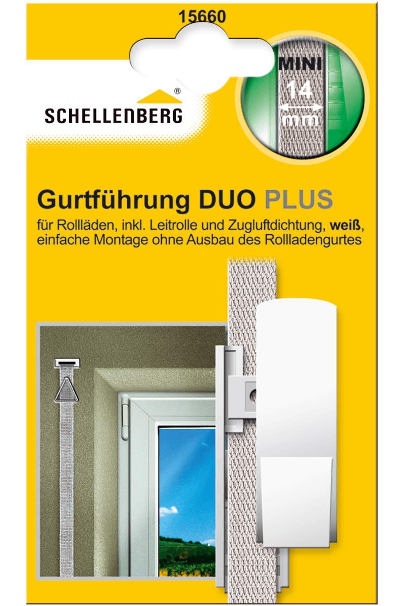 Schellenberg 15660 Duo Plus Mini Belt Guide Includes Draft Gasket and Guide Pulley