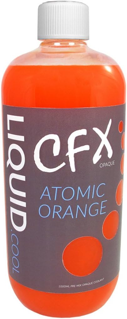 Liquid Cool 1000 ml CFX Pre Mix Opaque Performance Coolant - Atomic Orange