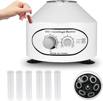 Fiar 800-1 Desktop Centrifuge 4000RPM Speed Control 6x20ML Rotor Timer 110/220V