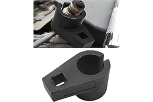 GLSOWEE Car Offset Oxygen Sensor Socket, 3/8-Inch Drive, 7/8-Inch (22mm), Side Wire Gate Accesses Sensor for Protect Wire from Damage, Universal Car Accessories for Most Cars