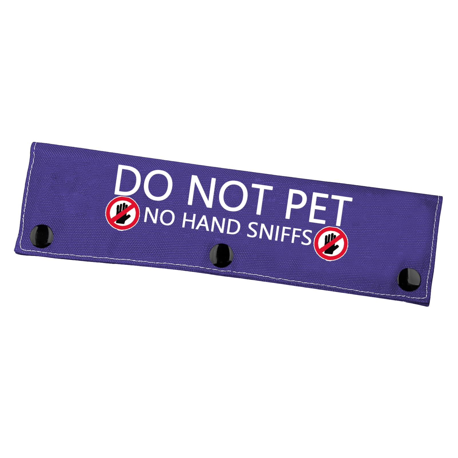 Funny Dog Leash Sleeve Do Not Pet No Hand Sniffs Dog Leash Wrap Social Distancing Dog Patch (No Hand Sniffs)