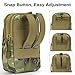 MoKo Universal Outdoor Waist Bag, Tactical EDC Molle Pouch Camping Trekking Belt Purse Fit 6.5