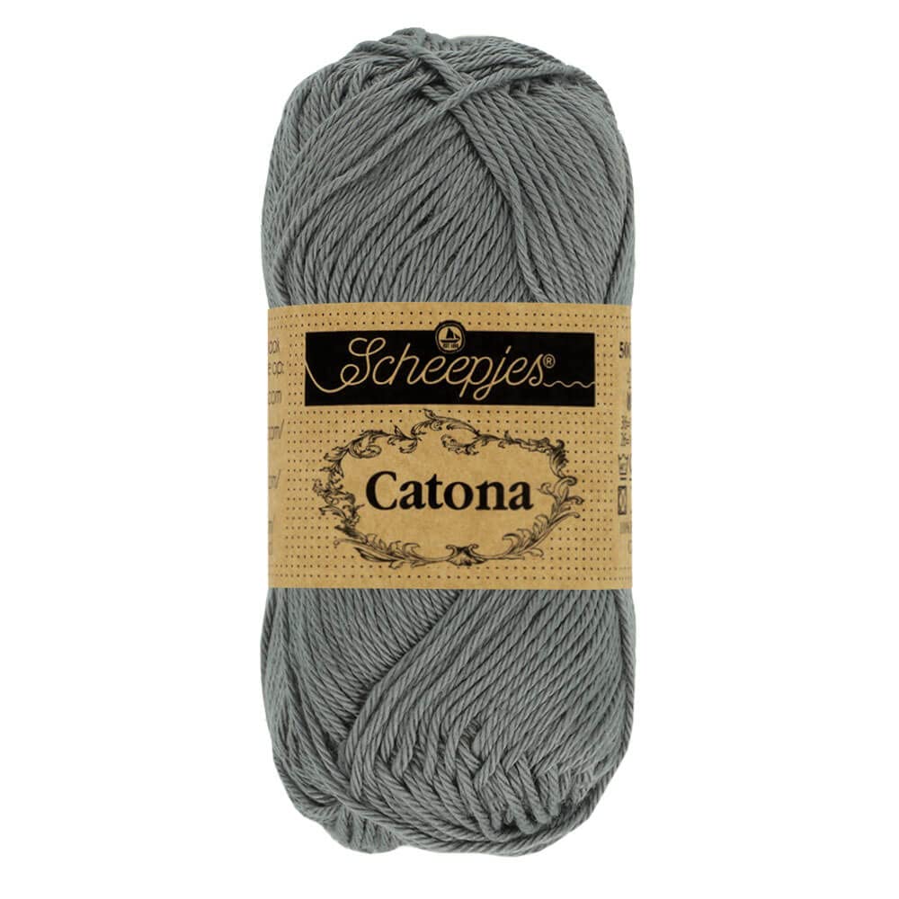 Scheepjes - Scheepjes Catona 242 Metal Grey Yarn - 1x10g