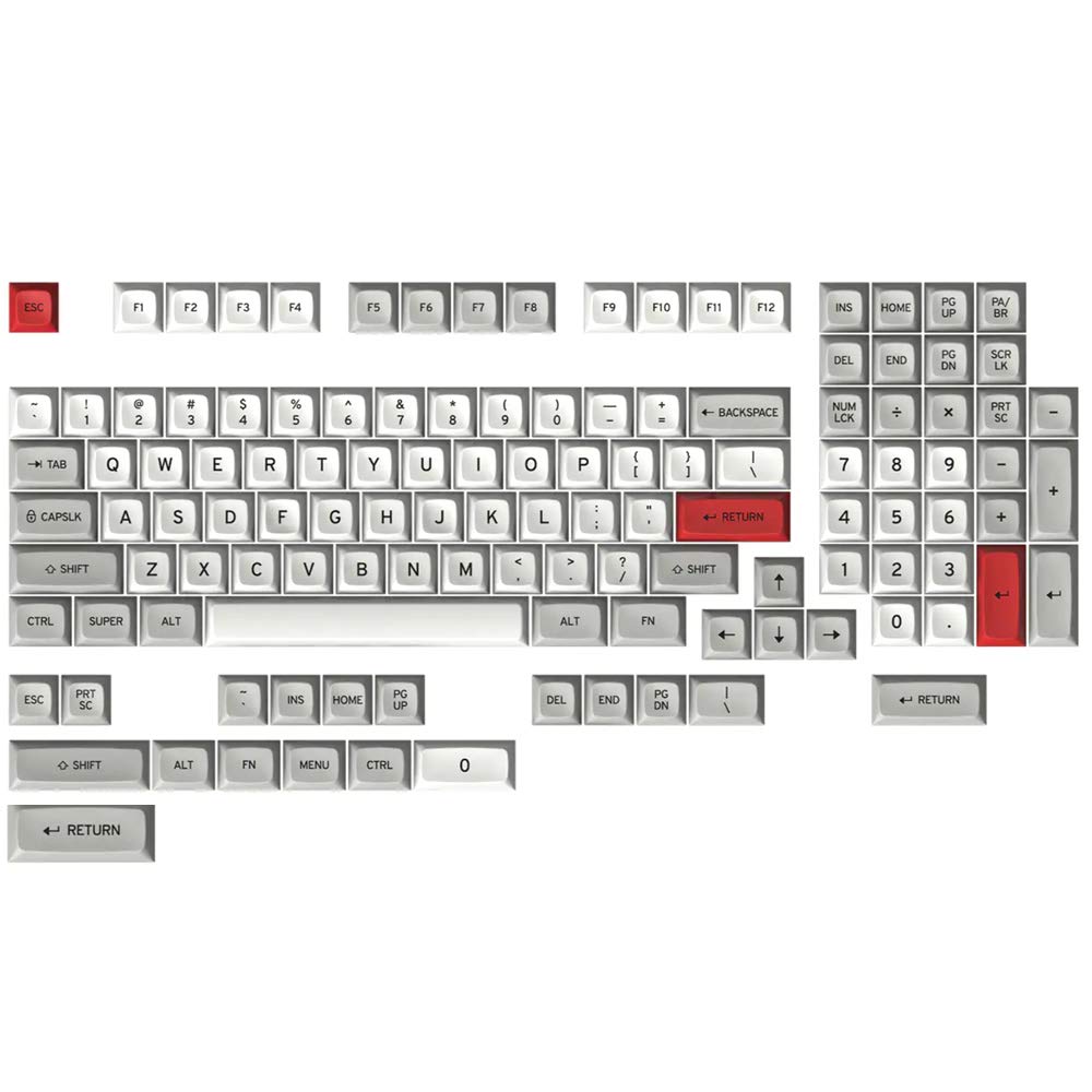 DROP + Matt3o MT3 /dev/tty Keycap Set for Full-Size Keyboards - Compatible with Cherry MX Switches and Clones (1800 Layout 122-Key Kit)