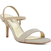 Dune London Women's METHODICAL Heeled Sandal, Gold, 9