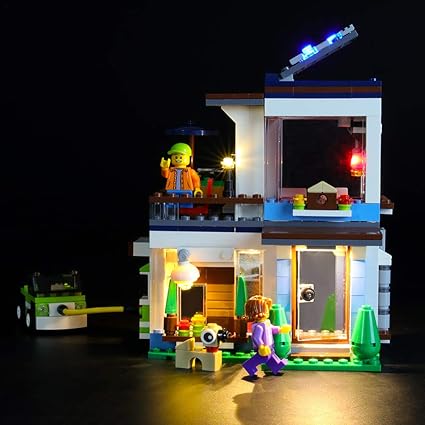 lego creator modular modern home